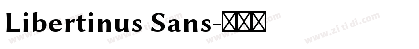 Libertinus Sans字体转换